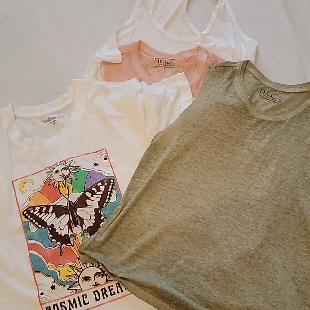 Bundle Rebellious One Tshirts Tank Tops Casual Collection Size Medium - Picture 9 of 9